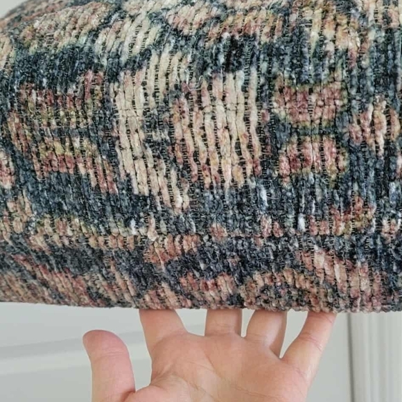 Amber Lewis And Loloi Pink and Blue Tote Bag with Contemporary Design - Picture 4 of 9